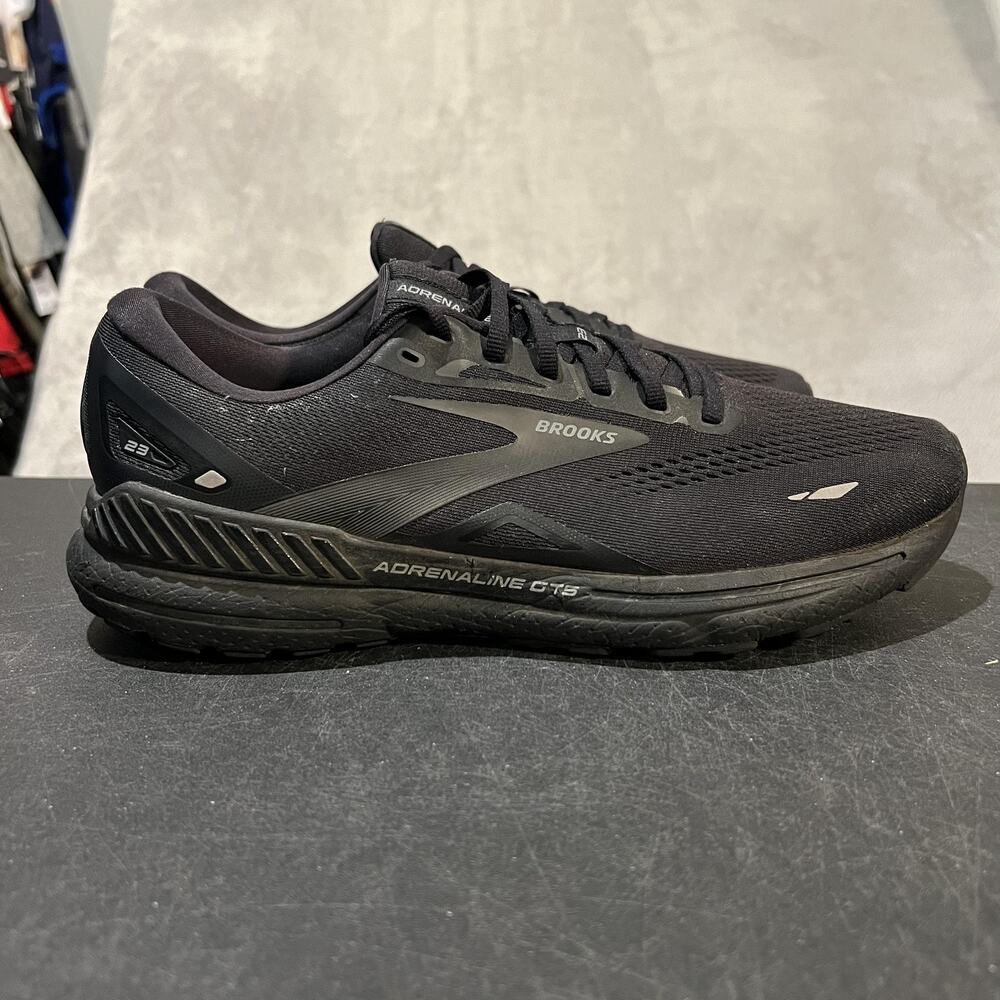 Brooks Adrenaline GTS 23 Shoes Mens Size 11 Black Running Support 1103911D020